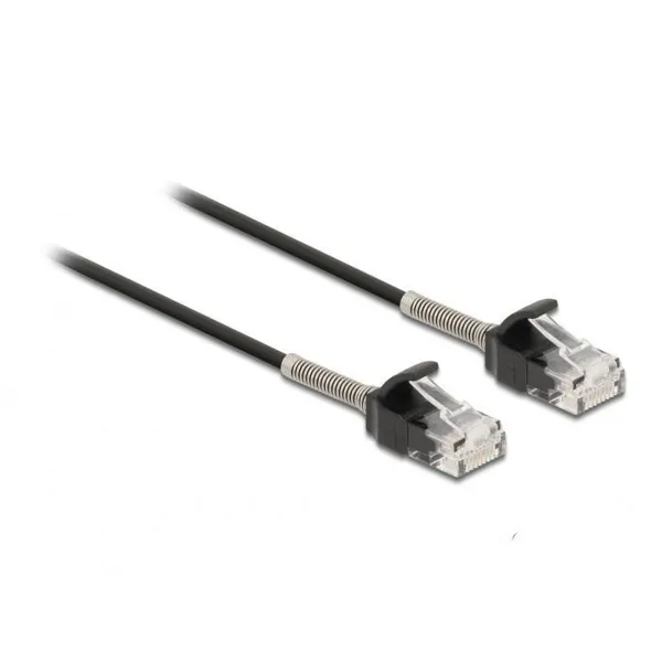 Delock - 87014 - Netzwerkkabel RJ45, U/UTP, 0.25m, schwarz