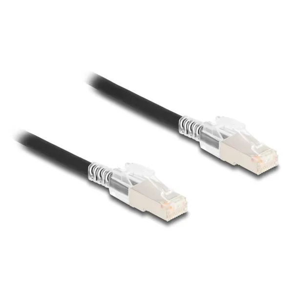 Delock - 80254 - Patchcable Cat.6a, S/FTP, 0,5m, black