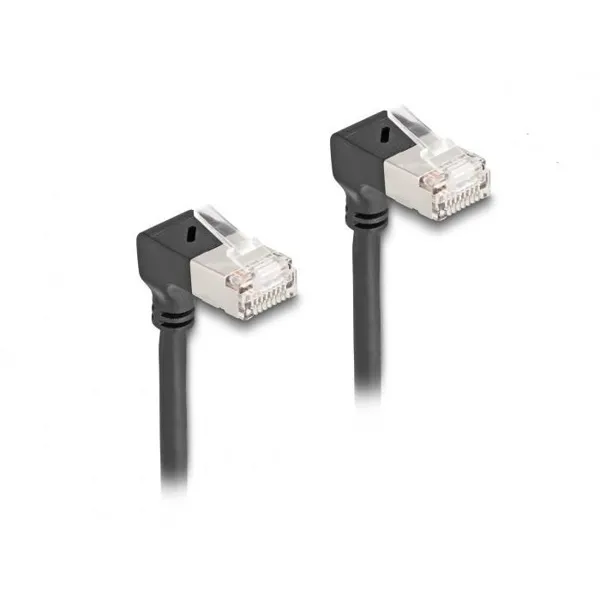 Delock - 80301 - Patchkabel Cat.6a, S/FTP, 3m, schwarz