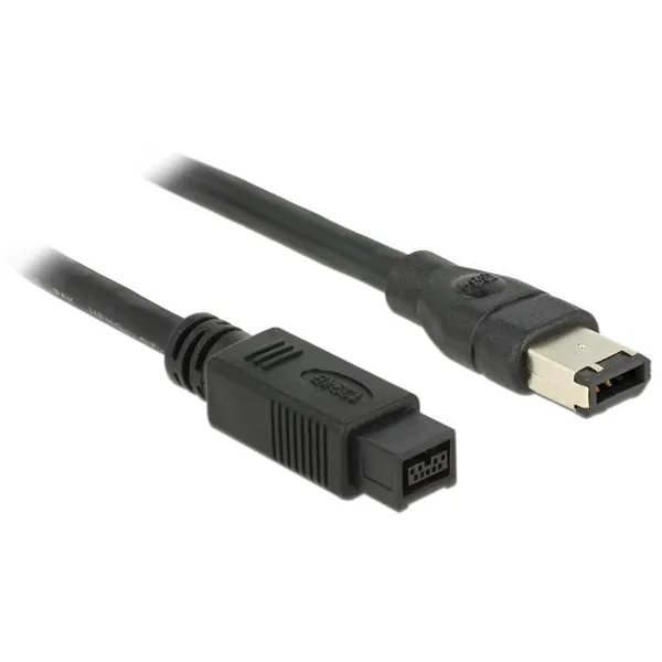 Delock - 82595 - Cable FireWire 9 pin male >6 pin male 1 m