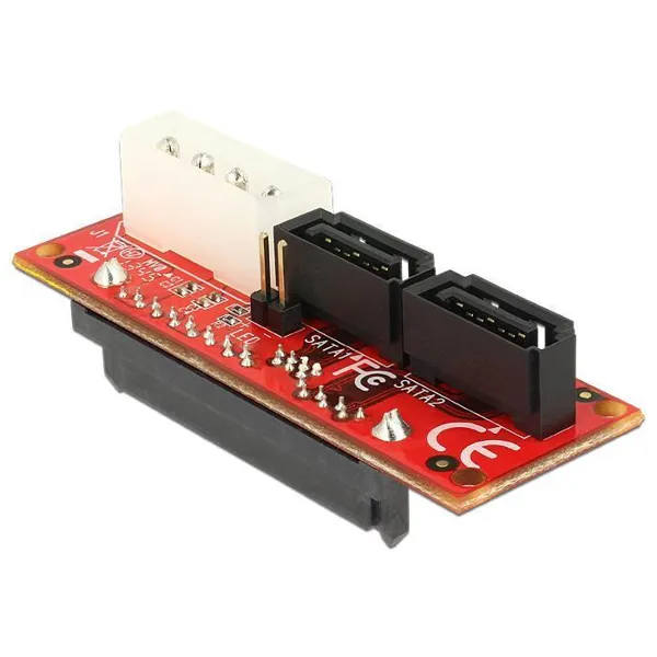 Delock - 62469 - Adapter SAS SFF-8482 Buchse zu 2x SATA Stecker