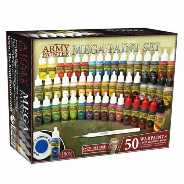 Army Painter - TAPWP8021 - Warpaints Mega Paint Set 2017, 50 colours