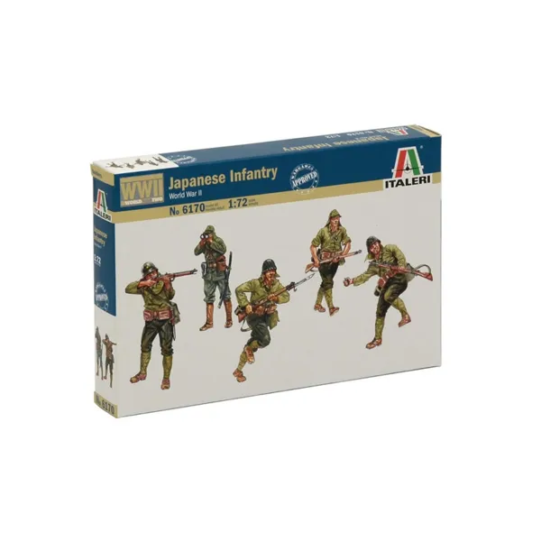 ITALERI - 510006170 - Modellbausatz,1:72 WWII Japanische Infanterie