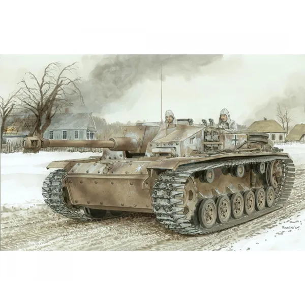 DRAGON - 540006644 - Modellbausatz,1:35 StuG.III Ausf.F/8 Late Prod. Winter