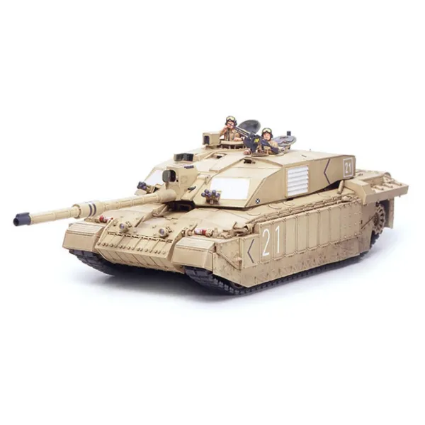 TAMIYA - 300035274 - Modellbausatz,1:35 Brit. KPz Challenger 2 Wüste (2)