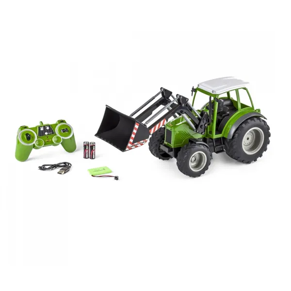TAMIYA - 500907347 - RC Car,1:16 RC Traktor m. Frontlader 2.4G 100%