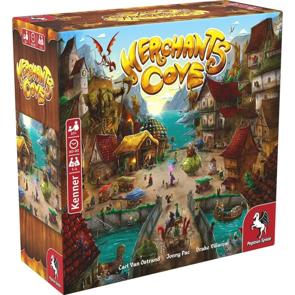 Pegasus Spiele - 56320G - Merchants Cove, Brettspiel, für 1-4 Spieler, ab 10 Jahren (DE-Ausgabe)