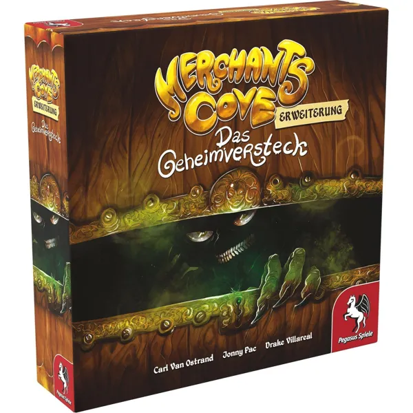 Pegasus Spiele - 56321G - Merchants Cove: Das Geheimversteck, Brettspiel, für 1-4 Spieler, ab 10 Jahren (DE)