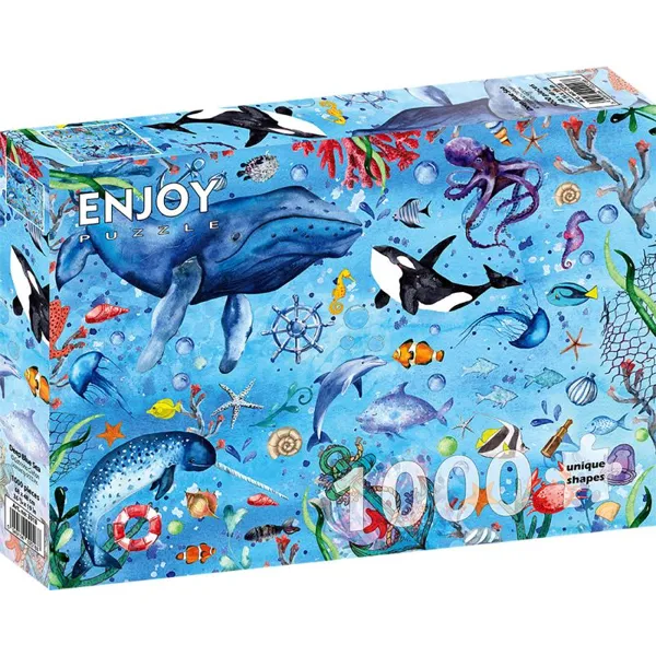 ENJOY Puzzle - ENJOY-2018 - Deep Blue Sea, Puzzle, 1000 pieces