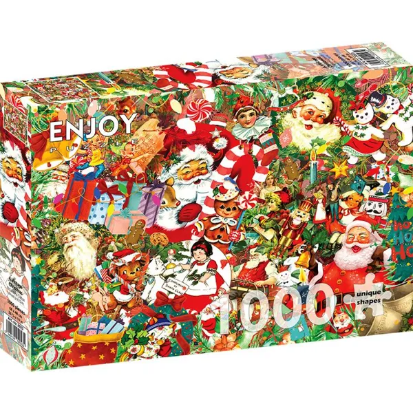 ENJOY Puzzle - ENJOY-2023 - A Vintage Christmas, jigsaw puzzle, 1000 pieces