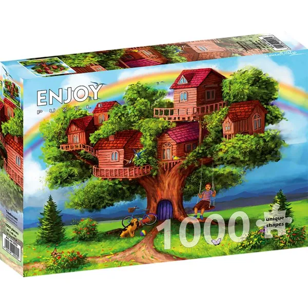 ENJOY Puzzle - ENJOY-2053 - Treehouses, Puzzle, 1000 pieces