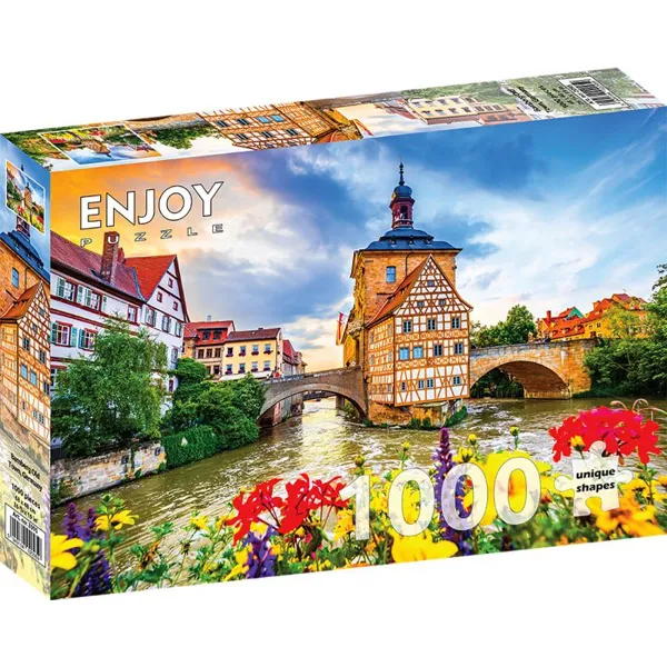 ENJOY Puzzle - ENJOY-2095 - Bamberg Old Town, Germany, jigsaw puzzle, 1000 pieces