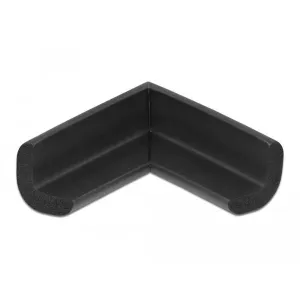 Delock - 18397 - Foam edge protector self-adhesive 56 x 56 x 22 mm black