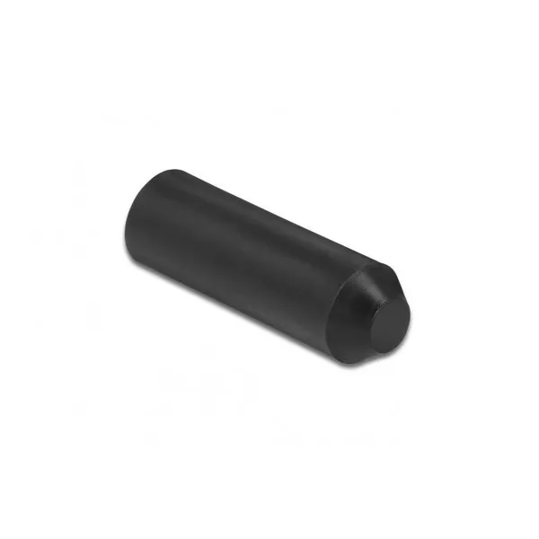 Delock - 19755 - End caps with inner adhesive 30 x 11 mm 2 pieces black