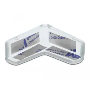 Delock - 18408 - Edge protection self-adhesive 40 x 40 x 13 mm transparent