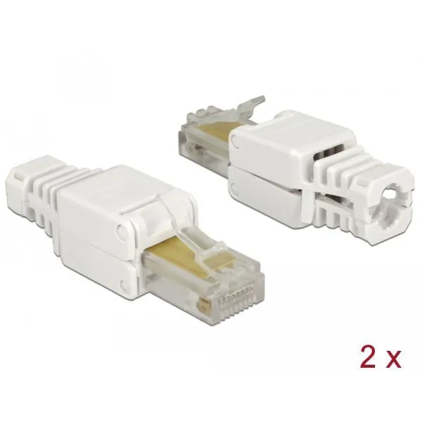 Delock - 86415 - RJ45 plug Cat.5e UTP tool-free 2 pieces