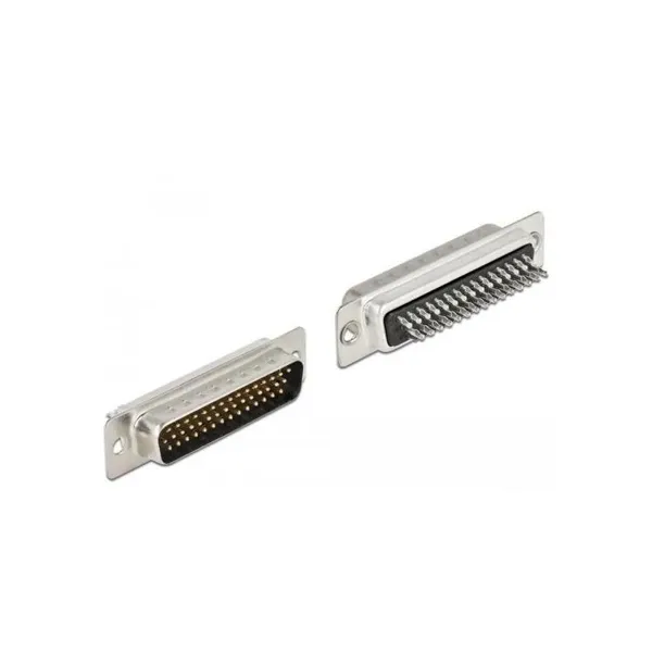 Delock - 66707 - D-Sub HD 44 pin connector metal, solder version, 2 pieces