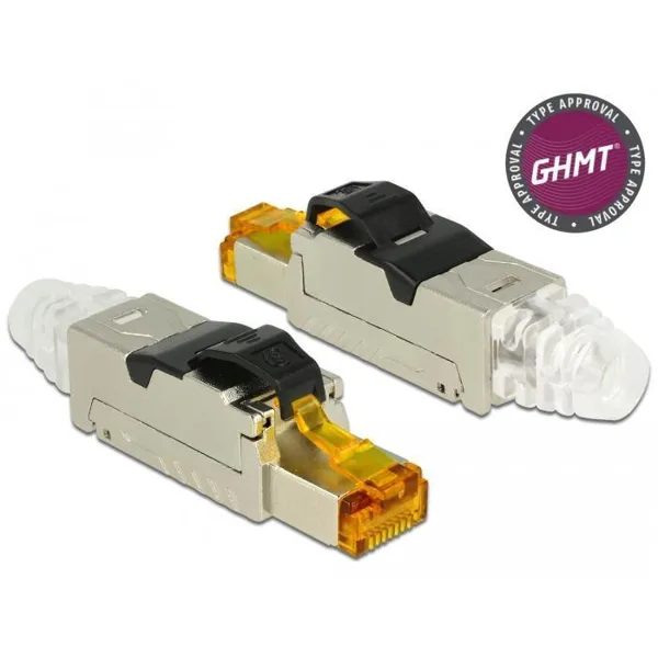 Delock - 86485 - RJ45 Stecker feldkonfektionierbar Cat.8.1 Metall