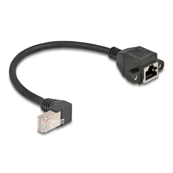Delock - 80309 - Netzwerkkabel RJ45, S/FTP, 0.25m, schwarz