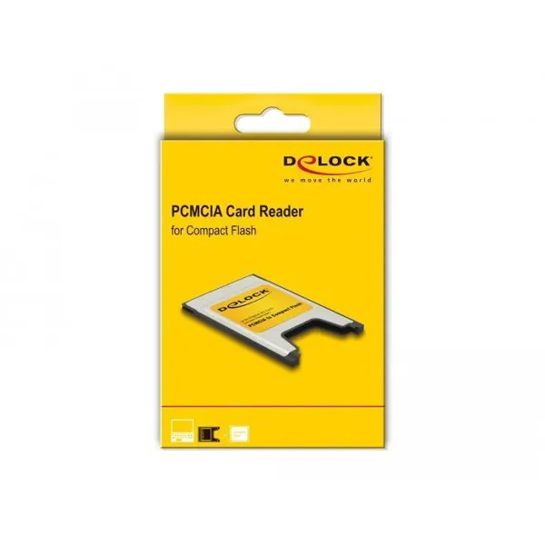 Delock - 91051 - PCMCIA Card Reader for Compact Flash memory cards