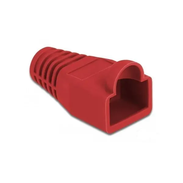 Delock - 86725 - Knickschutztülle für RJ45 Stecker rot 20 Stück