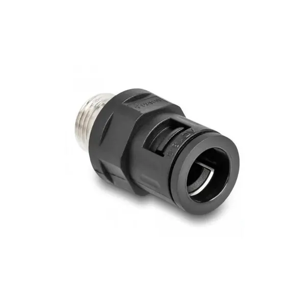 Delock - 60453 - Schlauchverschraubung mit Messingaußengewinde M16 schwarz 2 Stück