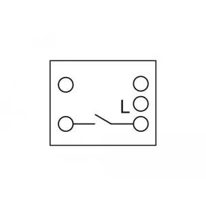 Delock - 81359 - Easy 45 Rocker switch 45 x 45 mm, white