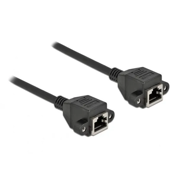 Delock - 87008 - Netzwerkkabel RJ45, S/FTP, 0,5m, black