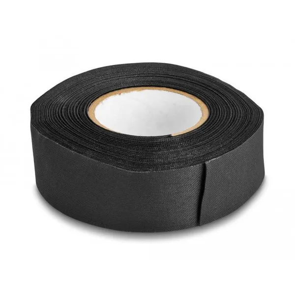 Delock - 20911 - Gewebeband 25 m x 25 mm reißbar selbstklebend schwarz