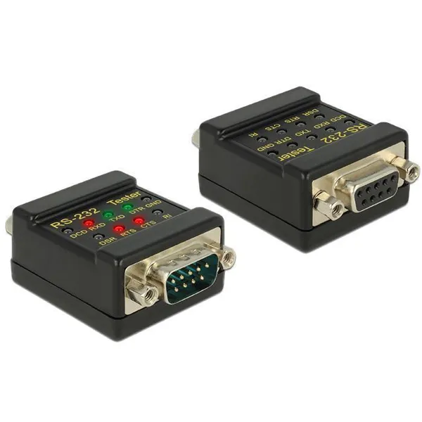 Delock - 87713 - RS-232 Tester DB9 Buchse > DB9 Stecker