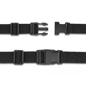 Delock - 19109 - Luggage strap adjustable 1.5 m black 2 pieces