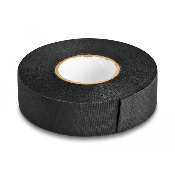 Delock - 20912 - Fabric tape 25 m x 25 mm tear-resistant self-adhesive black