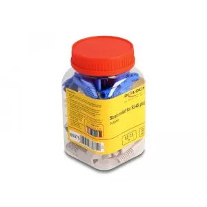 Delock - 66975 - Bend protection sleeve for RJ45 plug, can be cut 50 pieces coloured