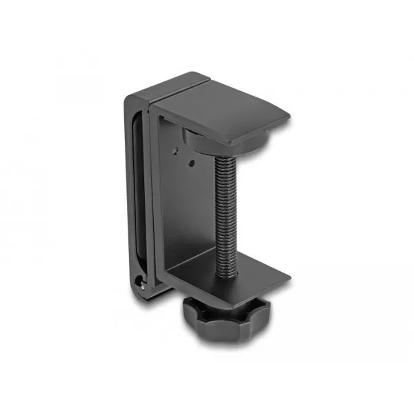 Delock - 18449 - Kopfhörerhalterung verstellbar zur Tischmontage Aluminium schwarz