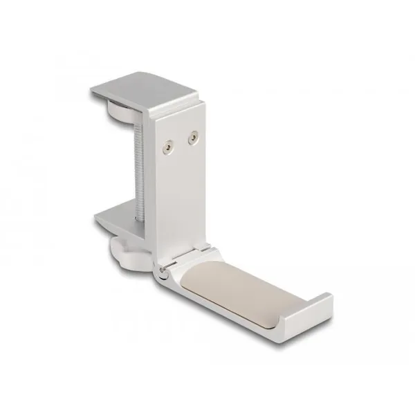 Delock - 18450 - Kopfhörerhalterung verstellbar zur Tischmontage Aluminium silber