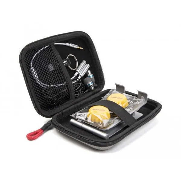 Delock - 18436 - Travel Kit I Sound Edition - Audiosplitter / Kopfhörer / Halterung