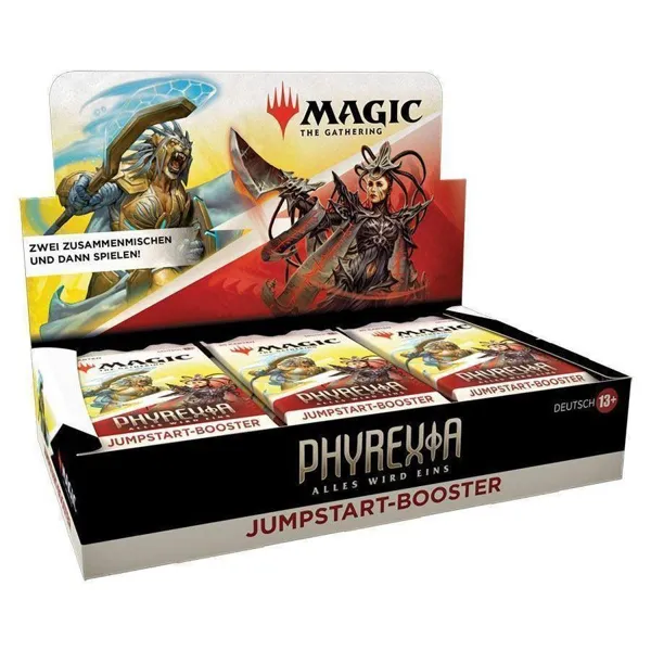 Wizards of the Coast - WOTCD11331000 - Magic the Gathering Phyrexia: Alles wird eins Jumpstart-Booster Display (18) deu