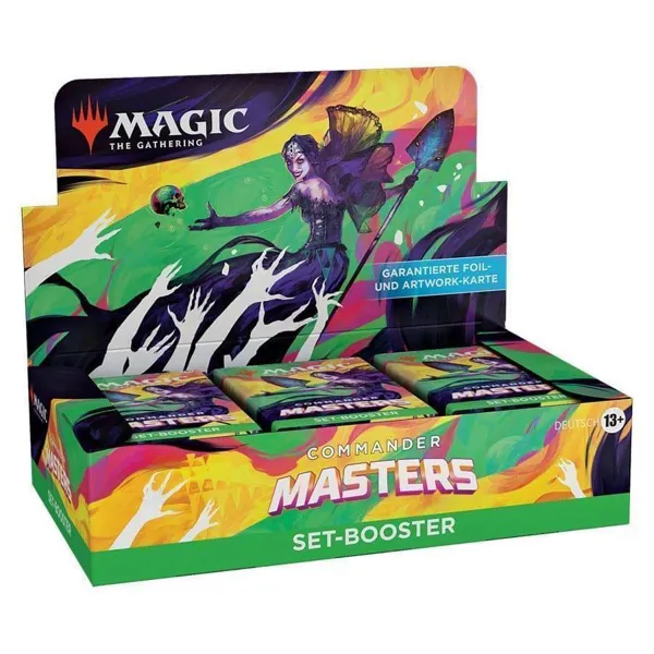 Wizards of the Coast - WOTCD20141000 - Magic the Gathering Commander Masters Set-Booster Display (24) deutsch