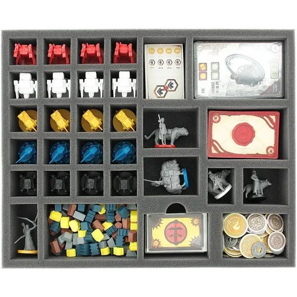 Feldherr - AVFK045BO - 45 mm foam insert with 31 compartments for the Scythe board game box