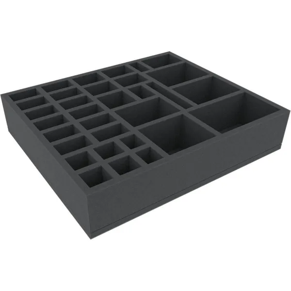 Feldherr - BGMENS070BO - 350 mm x 300 mm x 70 mm foam insert for board games - 32 compartments
