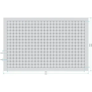 Feldherr - DS030RS - 30 mm double-size grid foam self-adhesive
