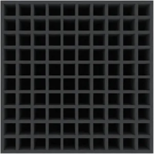 Feldherr - CP130A001 - 500 mm x 500 mm x 130 mm Foam insert for 100 vials