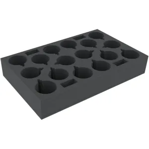 Feldherr - DS090A001 - Foam insert for 16 Christmas baubles / Christmas baubles