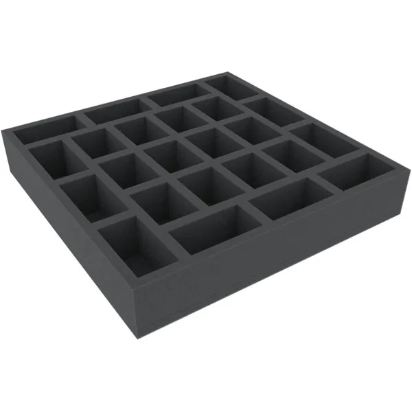 Feldherr - DVMEST055BO - 320 mm x 320 mm x 55 mm foam insert for board games - 24 compartments