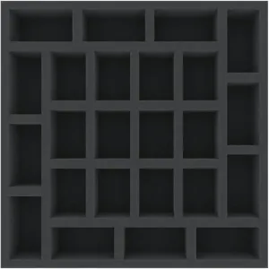 Feldherr - DVMEST055BO - 320 mm x 320 mm x 55 mm foam insert for board games - 24 compartments