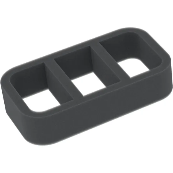 Feldherr - EKMEWL030 - 135 mm x 75 mm x 30 mm Schaumstoffeinlage mit 3 Fächern