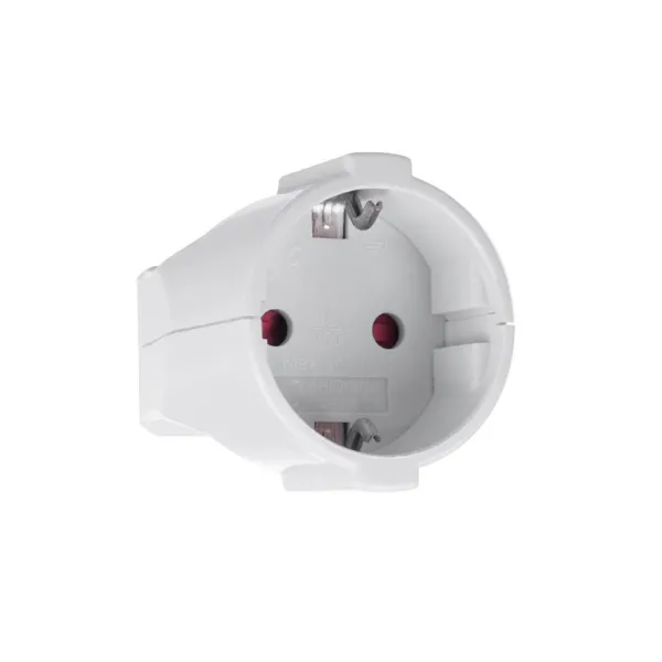 Maclean Brackets - MCE332 - Schutzkontakt-Kupplung Typ-F Schuko Kupplung mit Erdung Kunststoff Max 4000W 16A