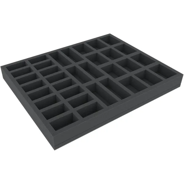 Feldherr Schaumstoffeinsatz FS035BA02 – Für Bolt Action, 36 Fächer (je 50x25x25 Mm)
