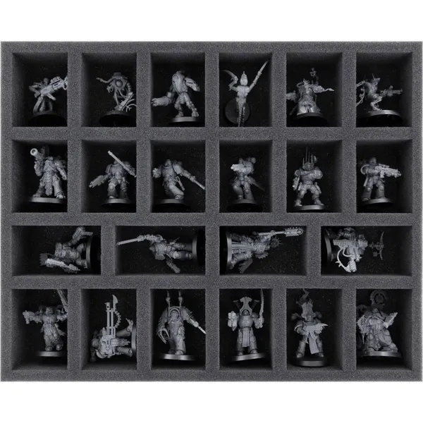 Feldherr - FS050A072 - Foam inlay for Chaos Space Marines - 22 compartments