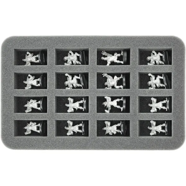 Feldherr - HS035BB01 - 35 mm Half-Size Schaumstoff für 16 Blood Bowl Miniaturen
